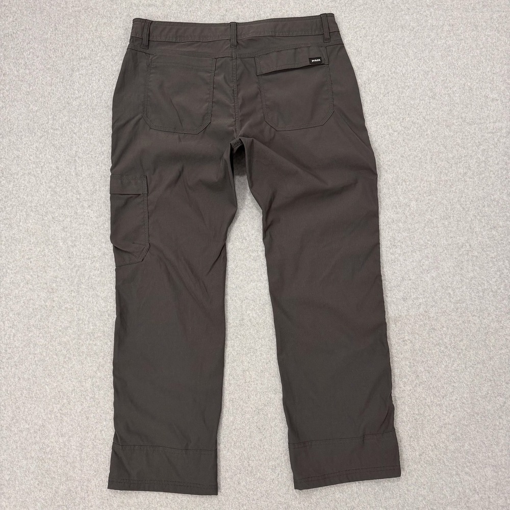 prAna Pants Mens 36x30 Dark Iron Grey Stretch Zion II - Picture 5 of 12
